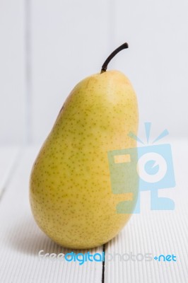 Tasty Portuguese Pear Stock Photo