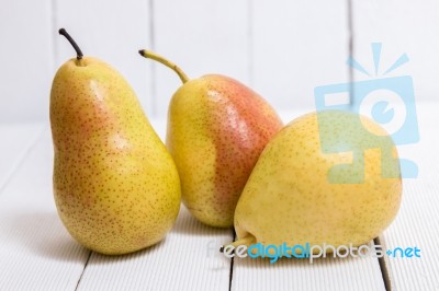 Tasty Portuguese Pears Stock Photo