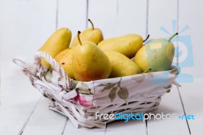 Tasty Portuguese Pears Stock Photo