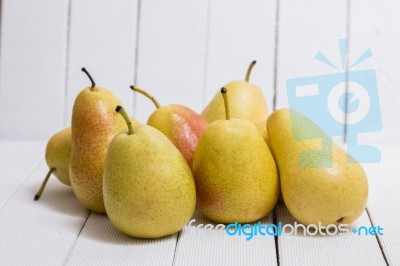 Tasty Portuguese Pears Stock Photo