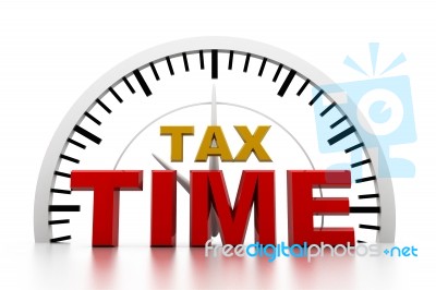 Tax Time Stock Image