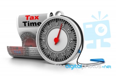 Tax Time Stock Image