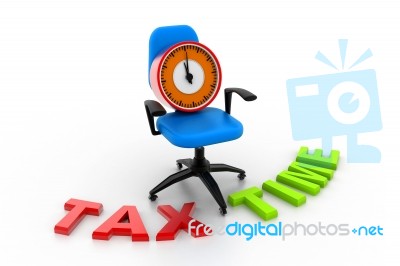 Tax Time Stock Image