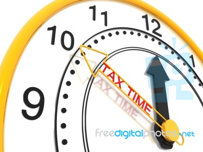 Tax Time Stock Image