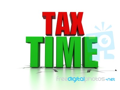 Tax Time Stock Image