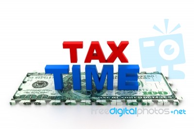 Tax Time Concept Stock Image