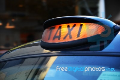 Taxi Stock Photo