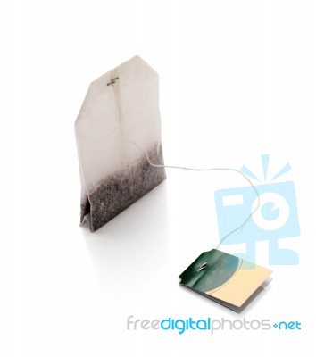 Tea Bag Isolated Stock Photo