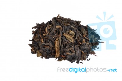 Tea Leaves Stock Photo