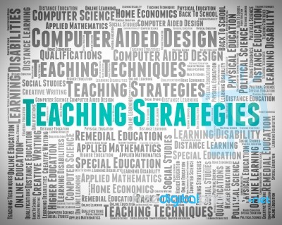 Teaching Strategies Means Business Strategy And Coach Stock Image