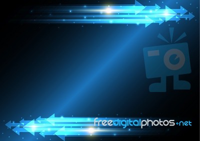 Technology Abstract Arrow Stripe Copy-space Background Stock Image