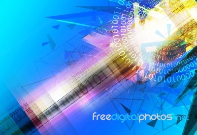 Technology Abstract Background Design Stock Image