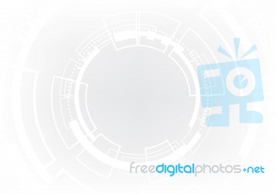 Technology Abstract Circle  Background Stock Image