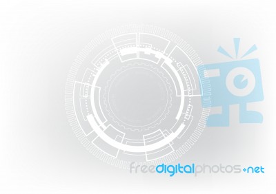 Technology Abstract Circle  Background Stock Image