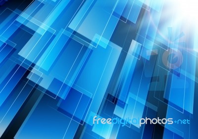 Technology Abstract Digital Future Modern Rectangle Background Stock Image