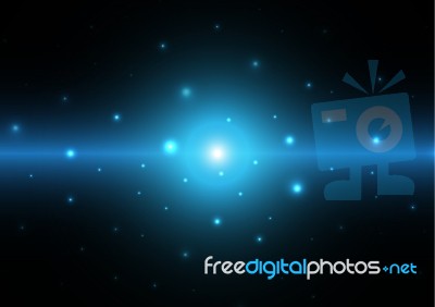 Technology Abstract Light Background Copy-space Stock Image