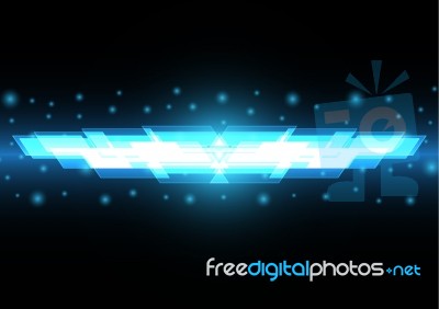 Technology Abstract Light Rectangle Stripe Background Stock Image