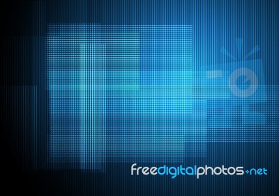 Technology Abstract Line  Background Stock Image