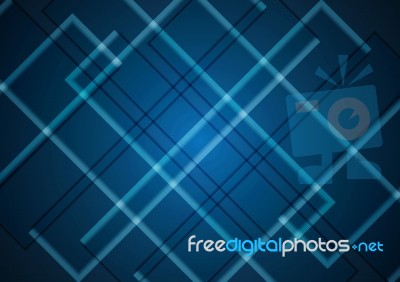 Technology Abstract Rectangle  Background Stock Image