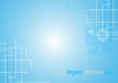 Technology Abstract Rectangle  Background Stock Image