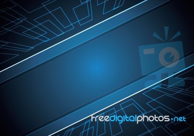 Technology Abstract Stripe Background Stock Image