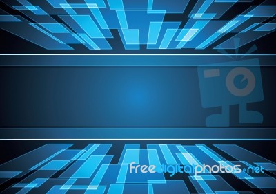 Technology Abstract Stripe Background Stock Image