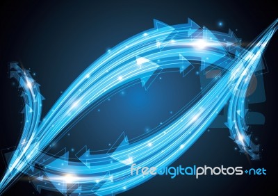 Technology Abstract Stripe Background Copy-space  Illustra Stock Image