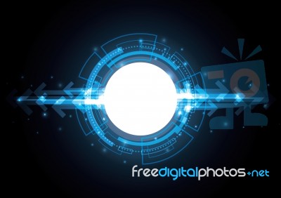 Technology Abstract Stripe Background  Illustration Stock Image