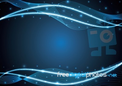 Technology Abstract Stripe Background  Illustration Stock Image