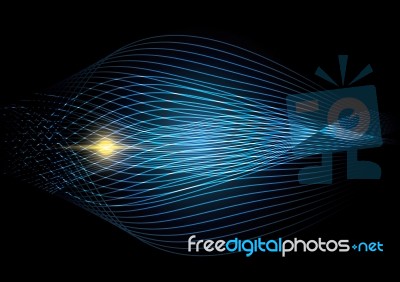 Technology Abstract Stripe Background  Illustration Stock Image