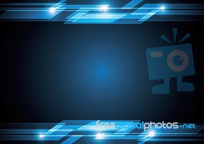 Technology Abstract Stripe Background With Copy-space  Ill Stock Image