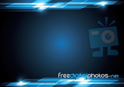 Technology Abstract Stripe Background With Copy-space  Ill Stock Image