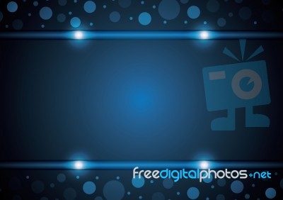 Technology Abstract Stripe Background With Copy-space  Ill Stock Image