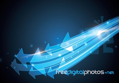 Technology Abstract Stripe Background With Copy-space  Ill Stock Image