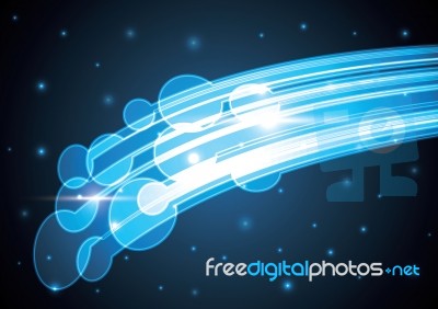 Technology Abstract Stripe Background With Copy-space  Ill Stock Image