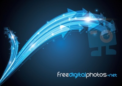 Technology Abstract Stripe Background With Copy-space  Ill Stock Image