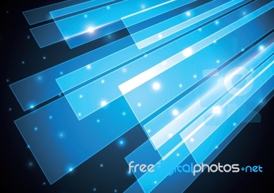 Technology Abstract Stripe Background With Copy-space  Ill Stock Image