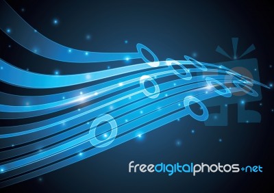 Technology Abstract Stripe Background With Copy-space  Ill Stock Image