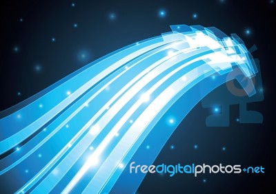 Technology Abstract Stripe Background With Copy-space  Ill Stock Image