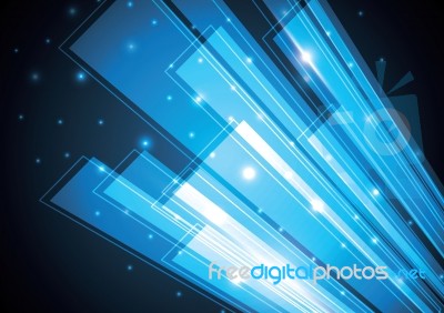 Technology Abstract Stripe Background With Copy-space  Ill Stock Image