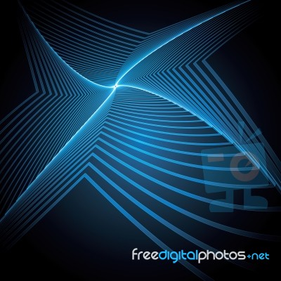 Technology Abstract Stripe Background With Copy-space  Ill Stock Image