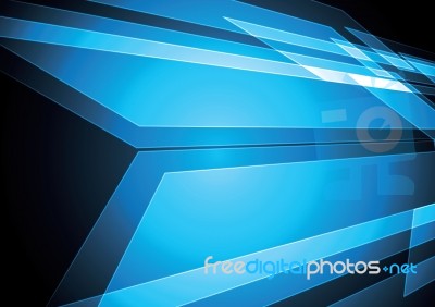 Technology Abstract Stripe Background With Copy-space  Ill Stock Image