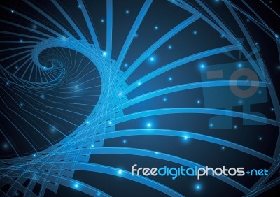 Technology Abstract Stripe Background With Copy-space  Ill Stock Image