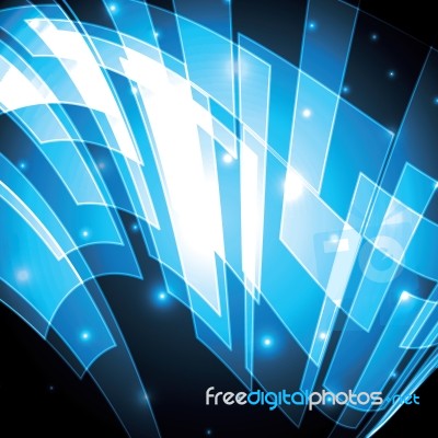 Technology Abstract Stripe Background With Copy-space  Ill Stock Image