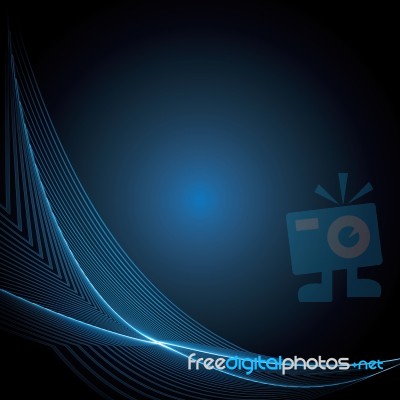 Technology Abstract Stripe Background With Copy-space  Ill Stock Image