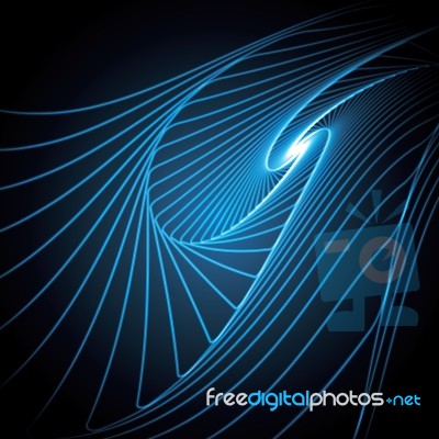 Technology Abstract Stripe Background With Copy-space  Ill Stock Image