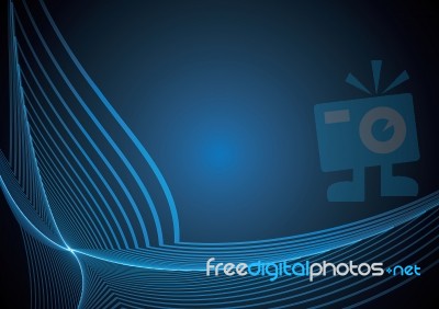 Technology Abstract Stripe Background With Copy-space  Ill Stock Image