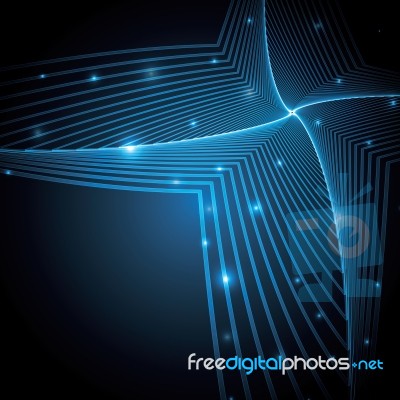 Technology Abstract Stripe Background With Copy-space  Ill Stock Image