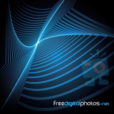 Technology Abstract Stripe Background With Copy-space  Ill Stock Image