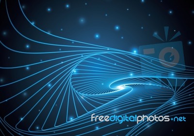 Technology Abstract Stripe Background With Copy-space  Ill Stock Image